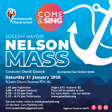 An invitation to join PCU for a Come & Sing event, on Sat 31st January An invitation to join PCU for a Come & Sing event, on Sat 31st January